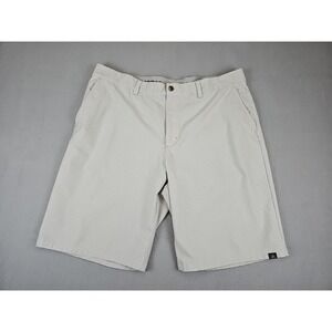 Adidas Shorts Men's 40 Gray Plaid Checkered Ultimate Golf Performance‎ Stretch